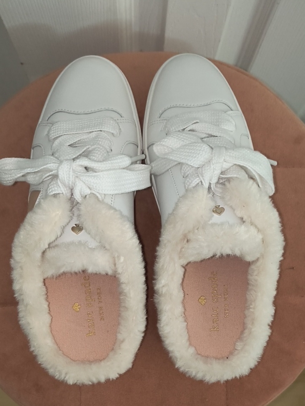 Kate Spade Fez Mule Winter Sneakers Size 8 NWOB - Picture 6 of 8